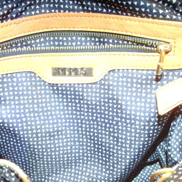 NWOT- MMS Design Studio Loretta Messenger Backpack Leather - Picture 4 of 4